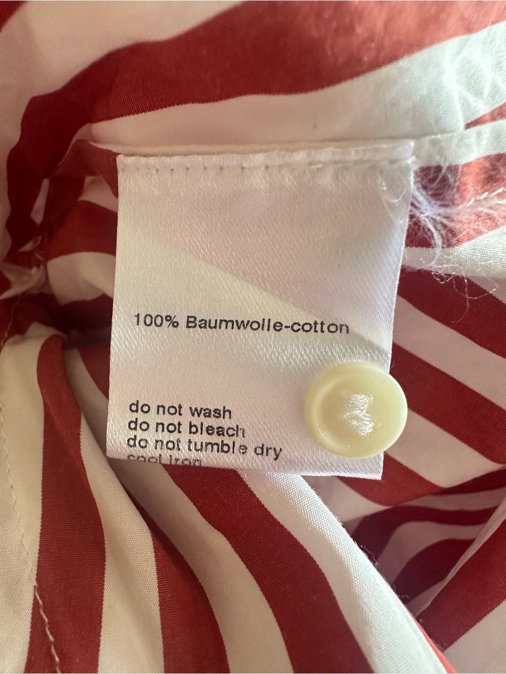 Akris Punto Red & White Striped Sleeveless Midi Dress with Pockets - size 12 - Picture 9 of 11